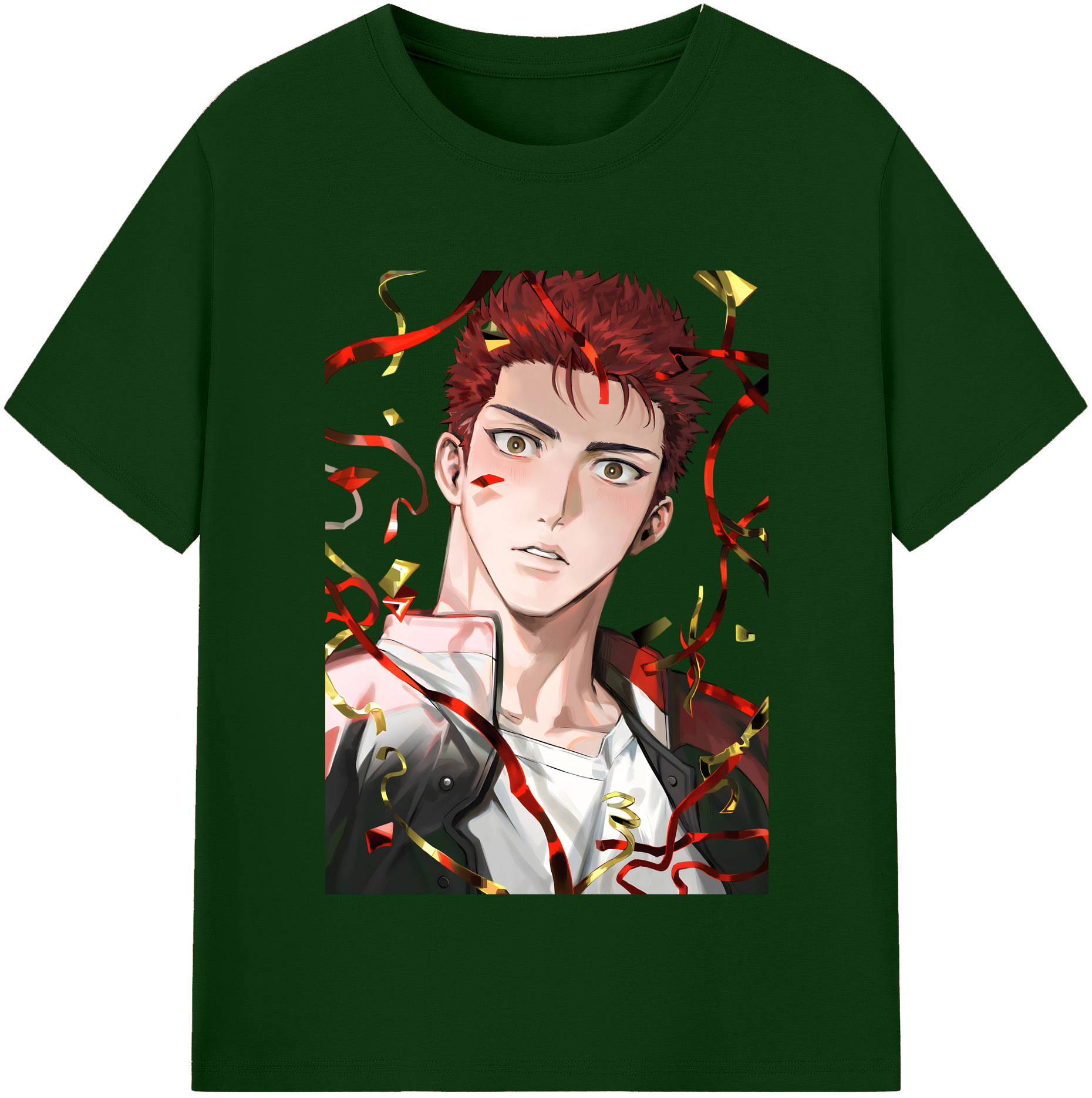 SLAM DUNK／スラムダンク 綿100％半袖Tシャツ（フロントプリント）